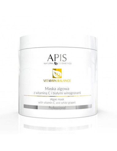 Apis vitamin balance maska algowa wit. C + białe winogrona 200 g 