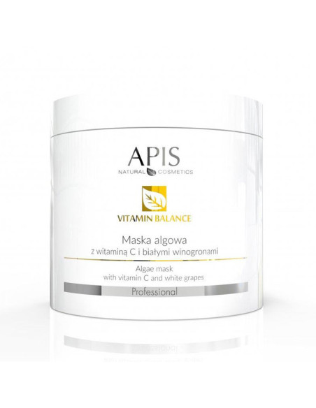 Apis vitamin balance maska algowa wit. C + białe winogrona 200 g 