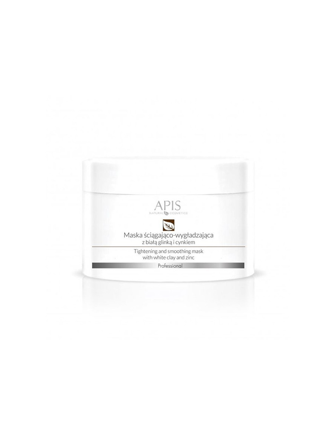Apis maska ściągająco - wygładzająca z białą glinką i cynkiem 200 ml 