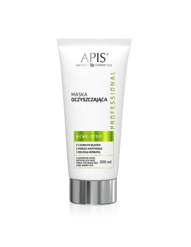 Apis acne-stop maska oczyszczająca z czarnym błotem 200 ml