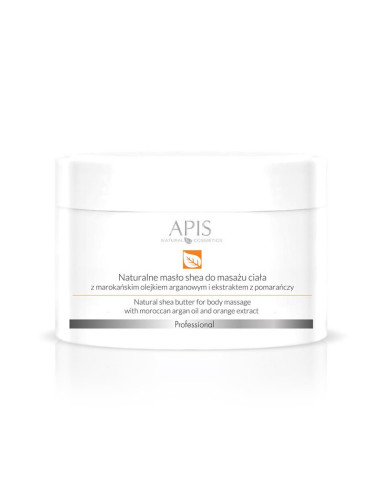 Apis naturalne masło shea z olejkiem arganowym do masażu ciała 200 g