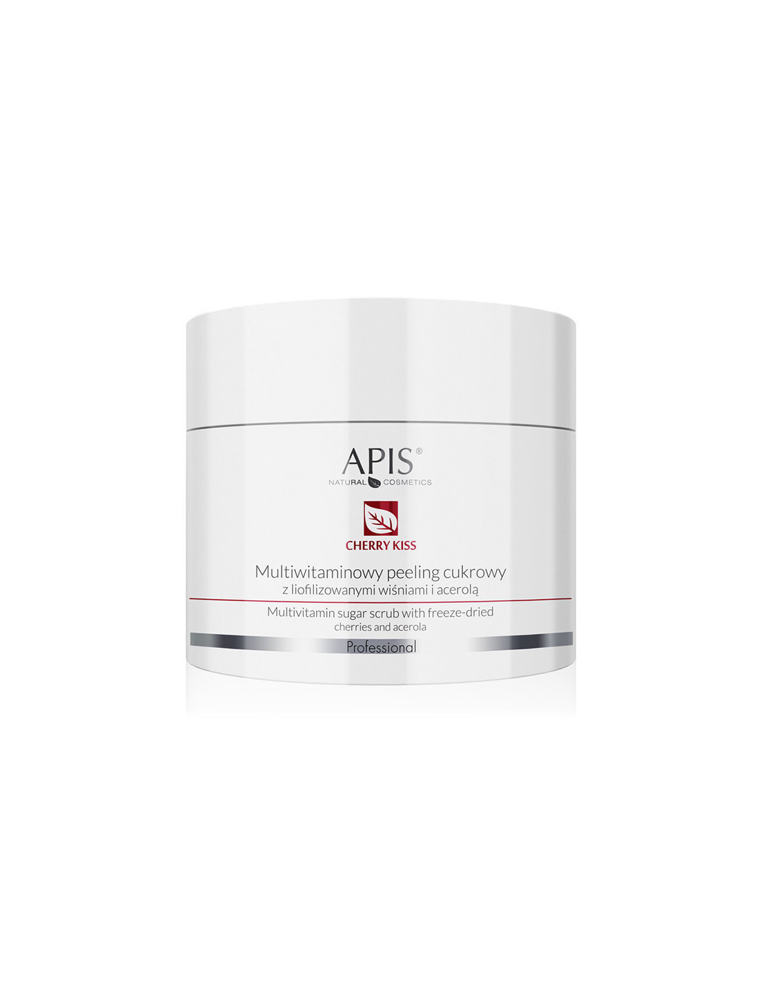 Apis multiwitaminowy peeling cukrowy z liofilizowanymi wiśniami i acerolą 220 g 