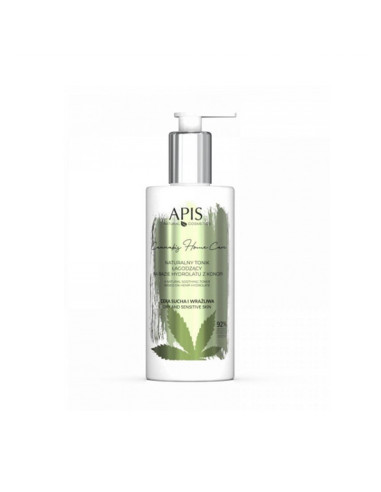 Apis cannabis home care naturalny tonik łagodzący na bazie hydrolatu z konopi 300 ml 