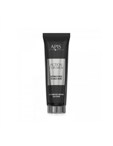 Apis action for men odżywczy krem do ciała i dłoni, 100 ml