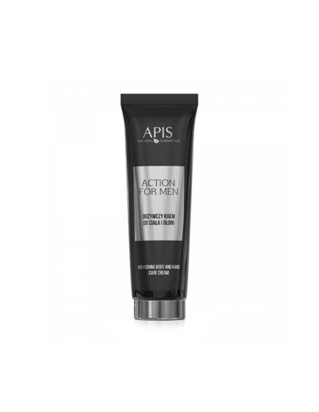Apis action for men odżywczy krem do ciała i dłoni, 100 ml 