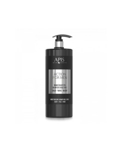 Apis action for men gel nettoyant hydratant pour le corps capacité 3 en 1 1l