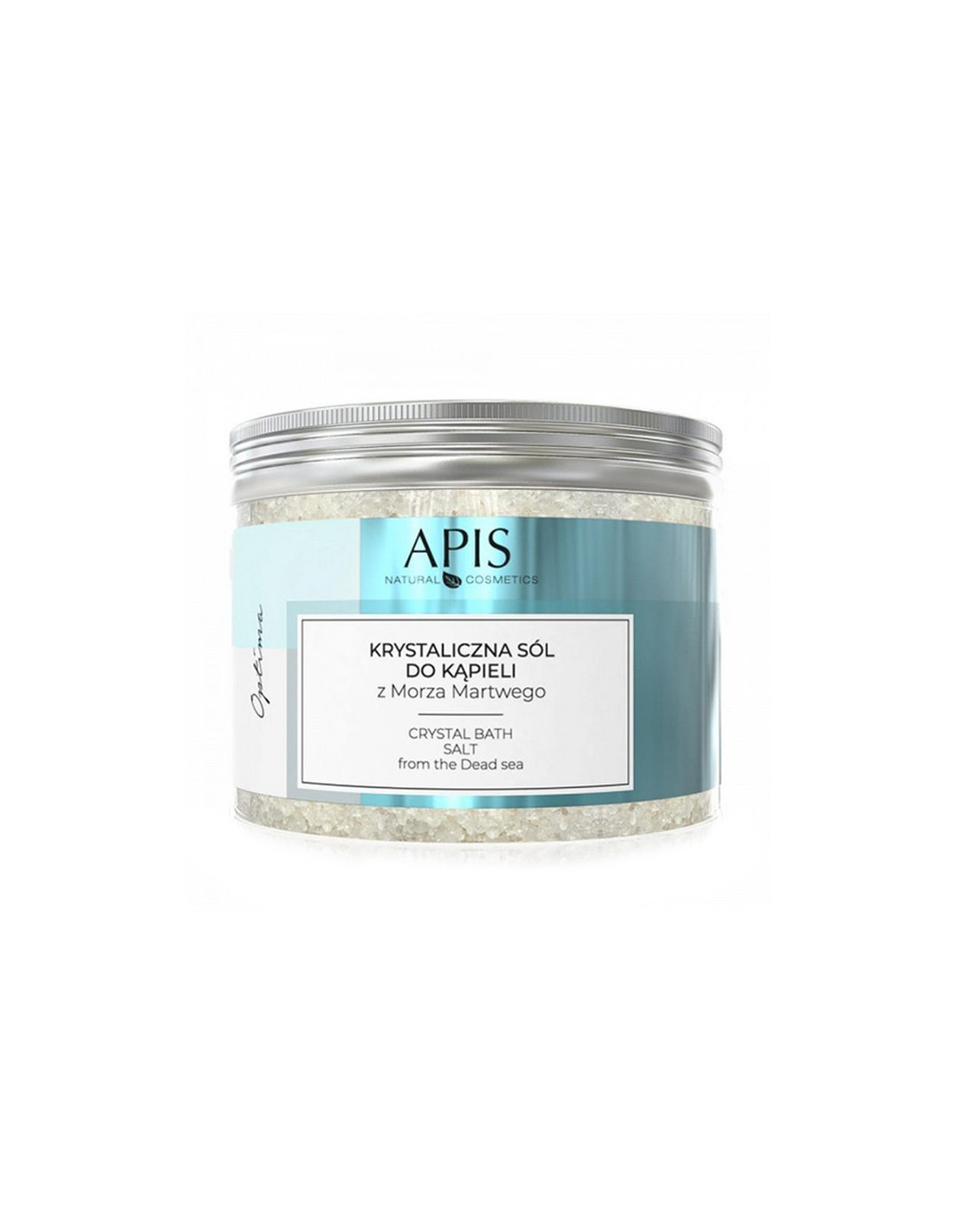 Apis optima, sól krystaliczna do kąpieli z morza martwego, 500 g 