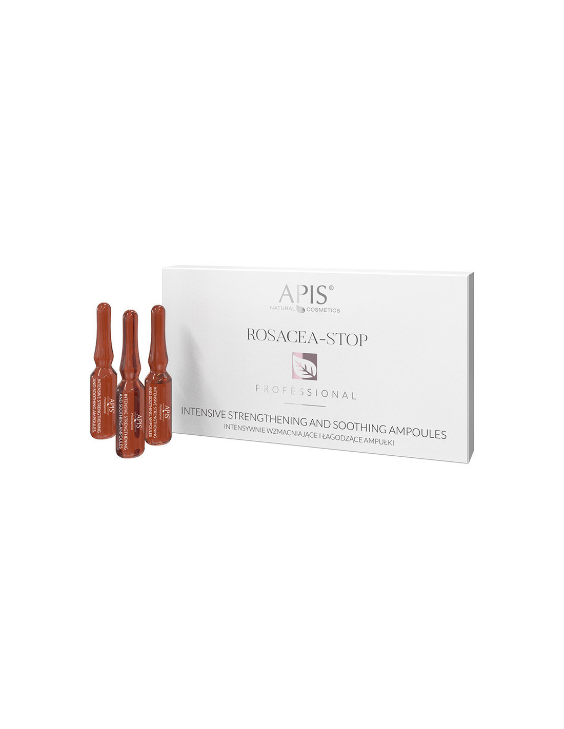 Apis rosacea- stop intensywnie wzamcniające i łagodzące ampułki 10 x 3 ml 