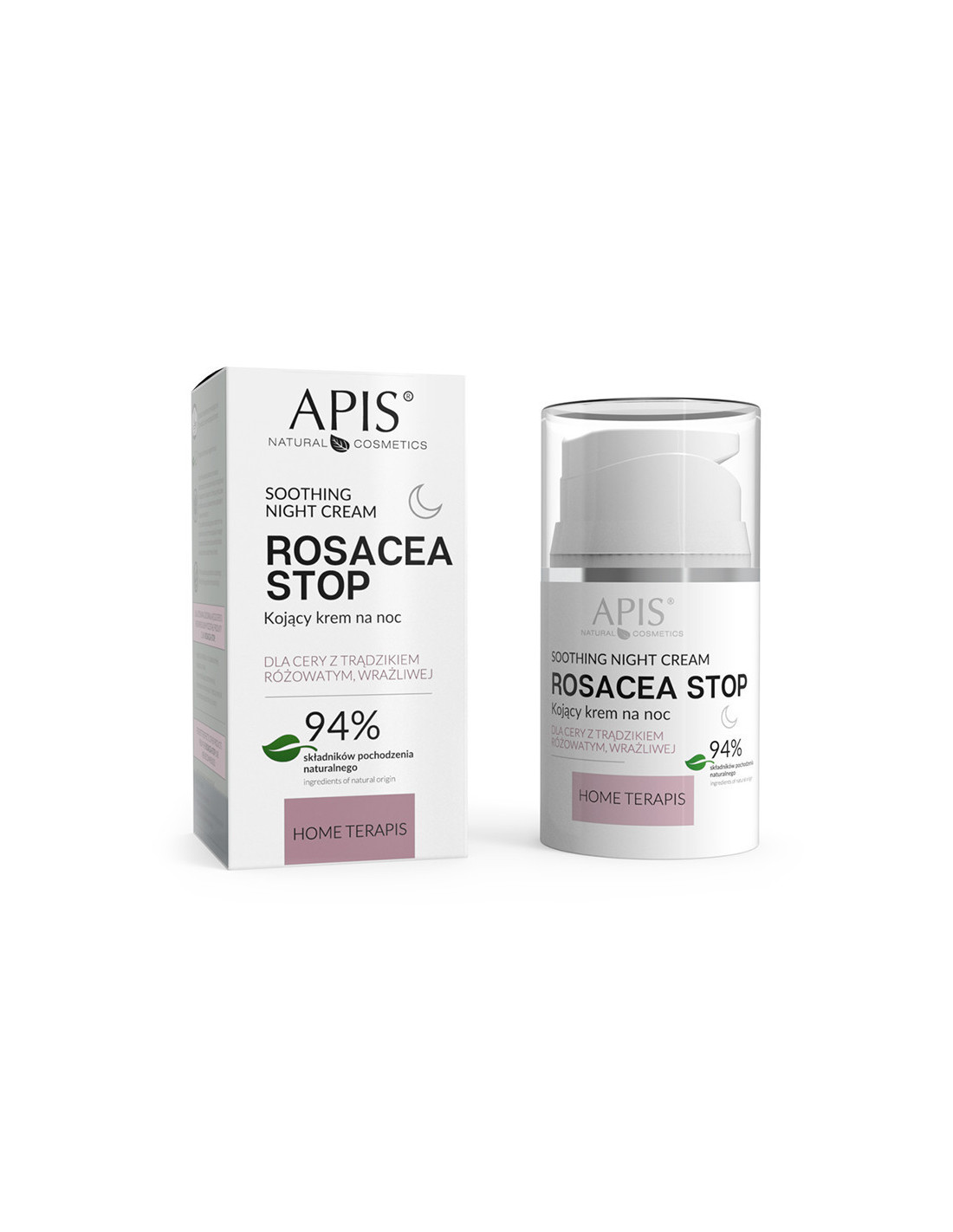 Apis rosacea- stop home terapis kojący krem na noc 50 ml 