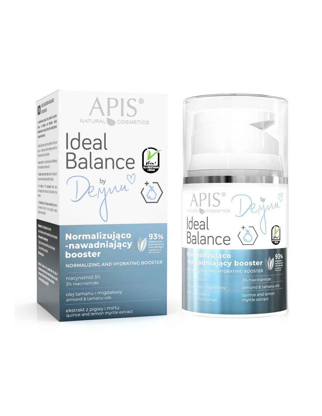 Apis ideal balance by deynn, normalizujaco-nawadniajacy booster 50 ml 