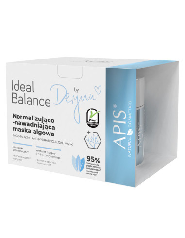 Apis ideal balance by deynn, normalizująco-nawadniajaca maska algowa 100 g 