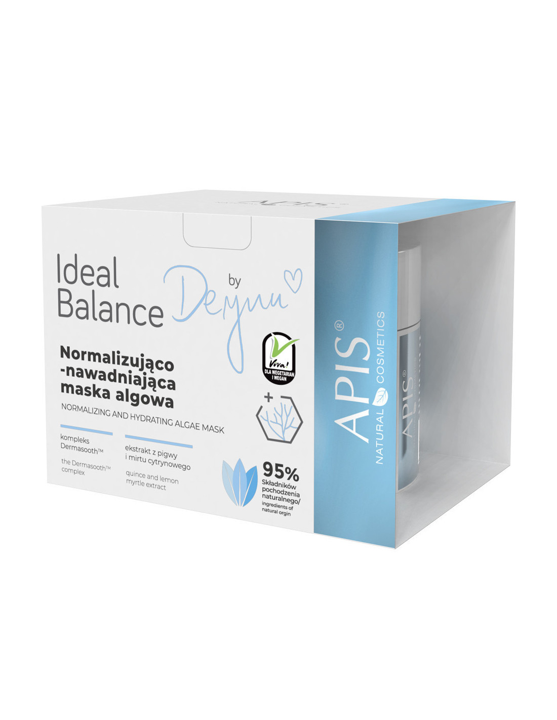 Apis ideal balance by deynn, normalizująco-nawadniajaca maska algowa 100 g 