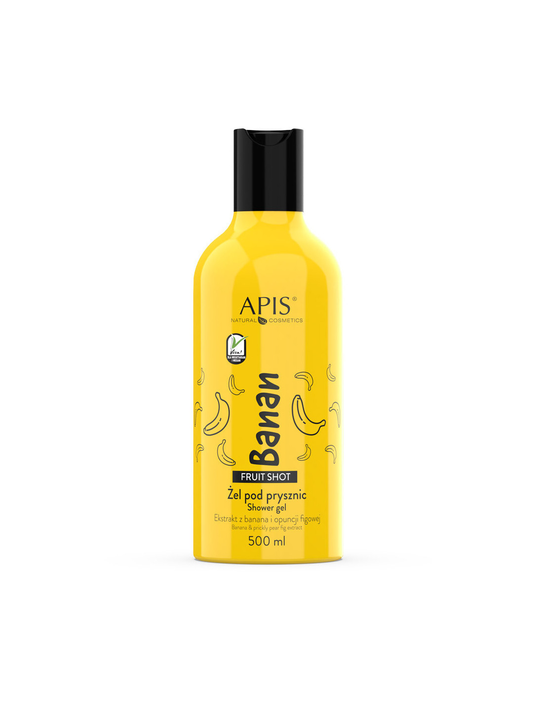 Apis fruit shot, bananowy żel pod prysznic 500 ml 