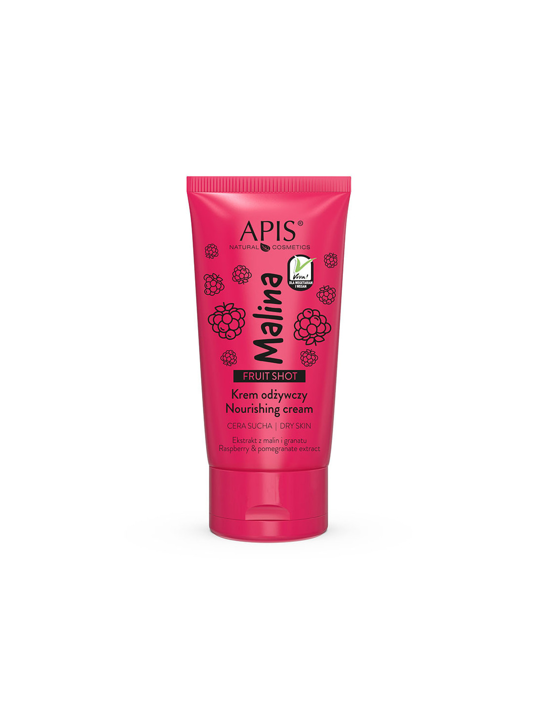Apis fruit shot, malinowy krem odżywczy do twarzy 50 ml 