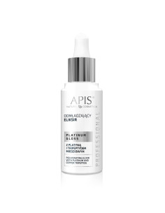 Elisir ringiovanente Apis Platinum Gloss con tripeptide di platino e rame 30 ml