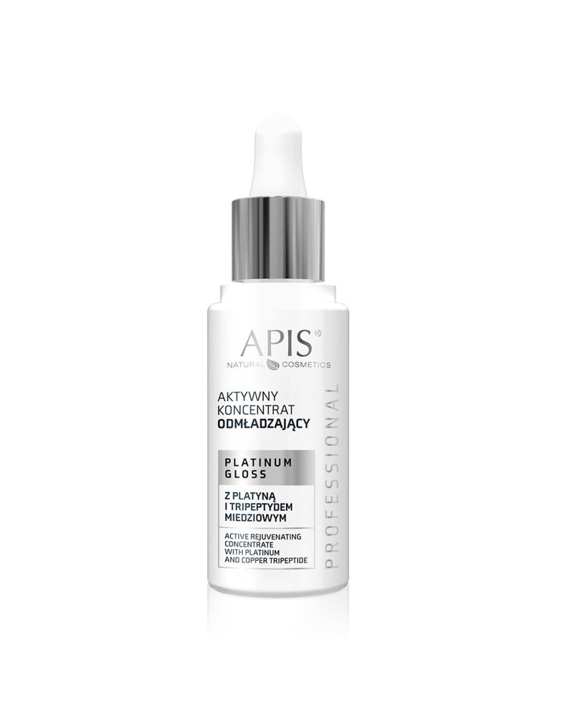 Apis platinum gloss aktywny koncentrat odmładzający z platyną i tripeptydem miedziowym 30 ml  
