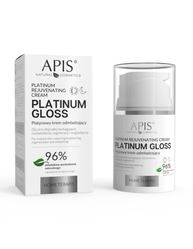 Apis home terapis platinum gloss platynowy krem odmładzający 50 ml