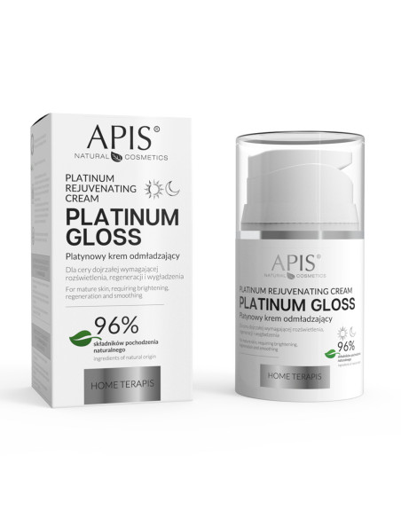 Apis home terapis platinum gloss platynowy krem odmładzający 50 ml  