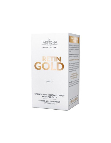 Farmona retin gold liftingujaco-rozświetlający krem pod oczy 50 ml 