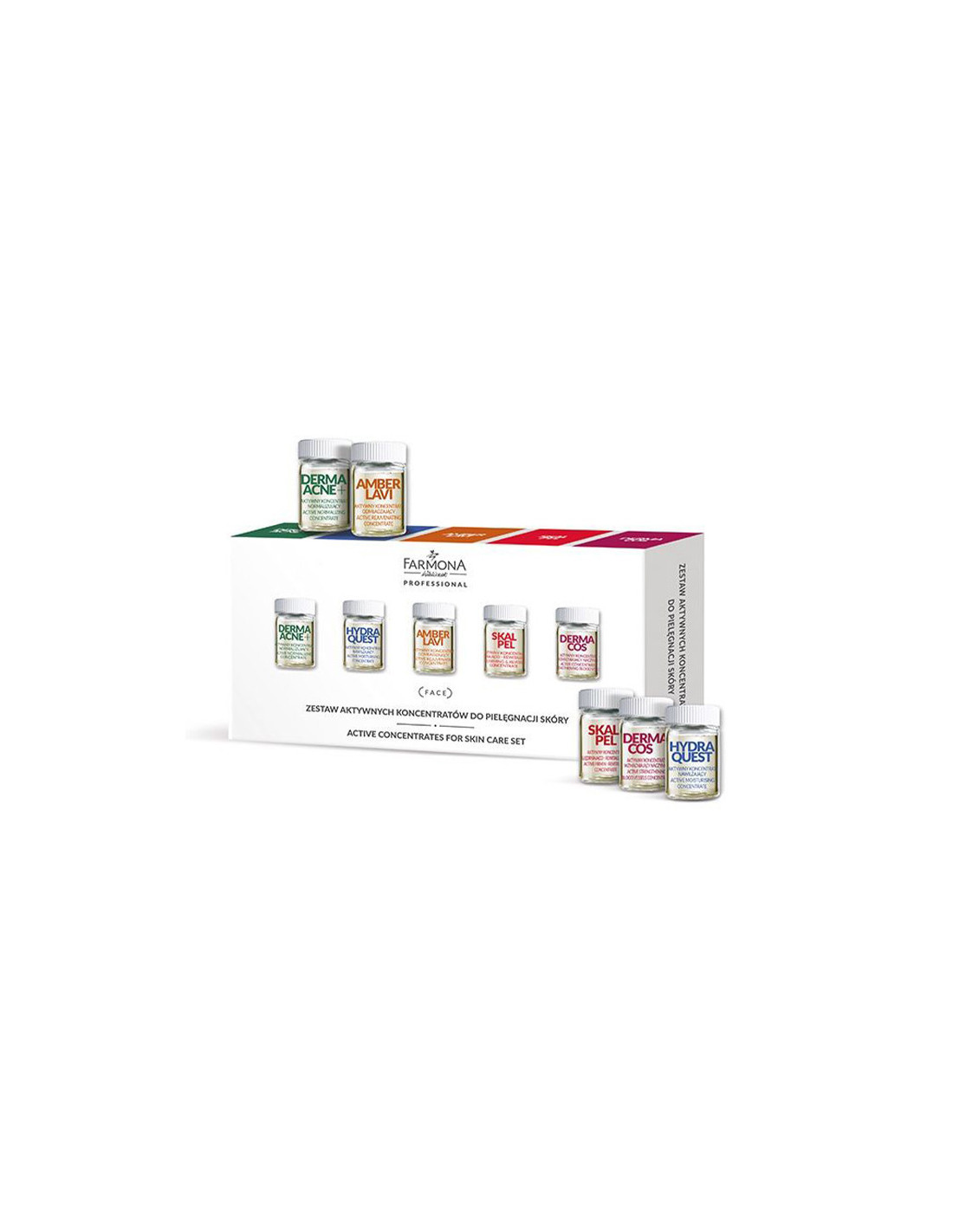 Farmona zestaw aktywnych koncentratów do pielęgnacji skóry 10 x 5 ml 
