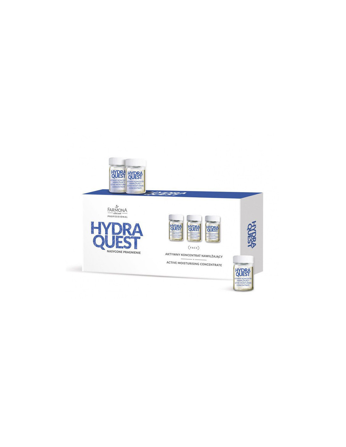 Farmona hydra quest aktywny koncentrat nawilżający 10 x 5 ml 