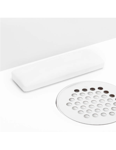 Escritorio cosmético 312 con absorbedor de casete, blanco, izquierda