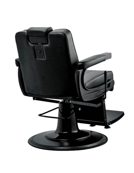 Fauteuil Barbier Salvatore – Noir Mat Classique & Robuste 