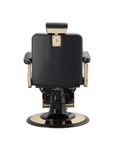 Maximus Gold Black Barber chair – Luxurious Comfort & Steel Structure
 