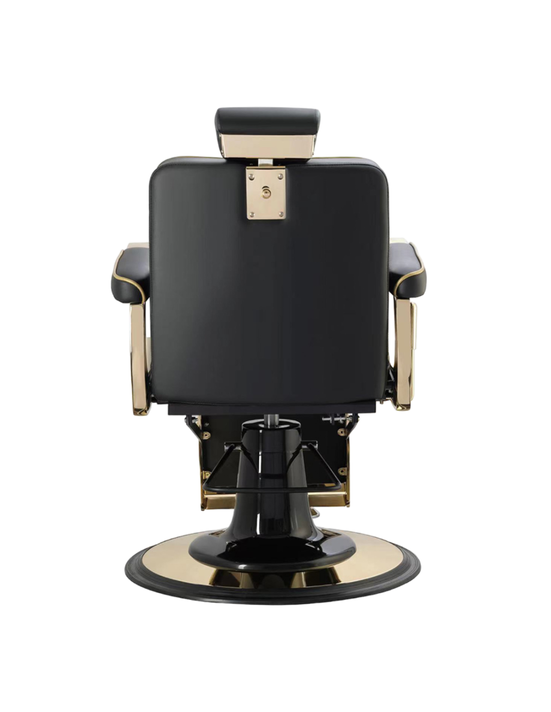 Maximus Gold Black Barber chair – Luxurious Comfort & Steel Structure
 