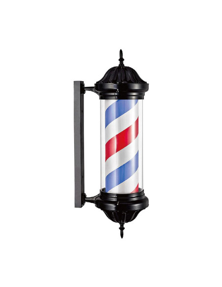 Sinal preto real da barbearia 