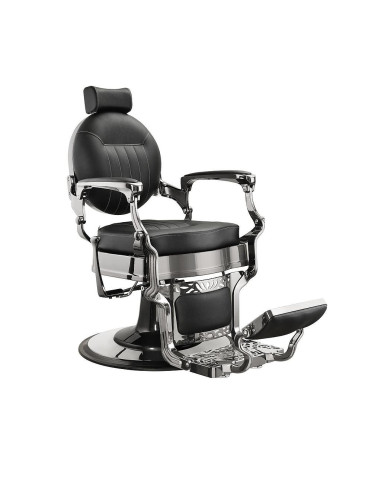 Fauteuil Barbier Syracuse Argent – Élégance Métallique & Performance Pro 