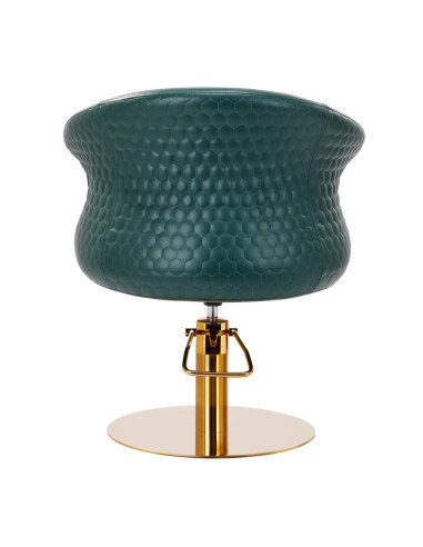 Versal hairdressing chair bottle green gold {attributes}