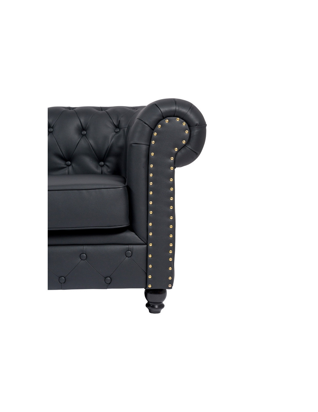 BLACK CF9 waiting room sofa