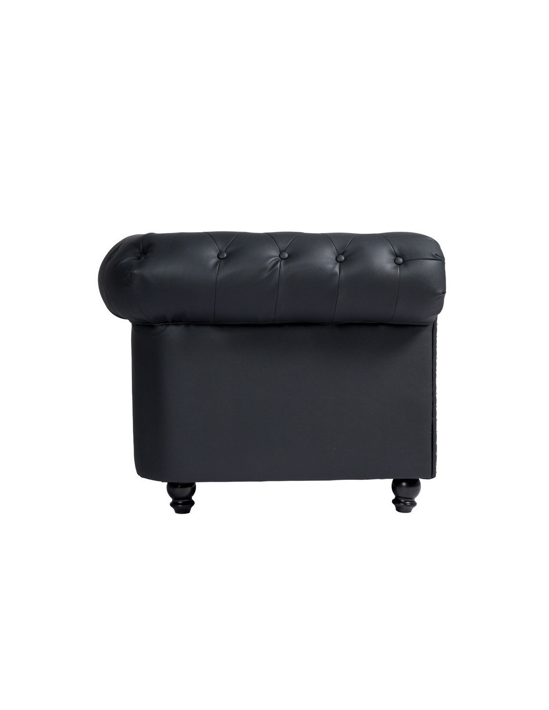 SCHWARZES Wartezimmersofa CF9