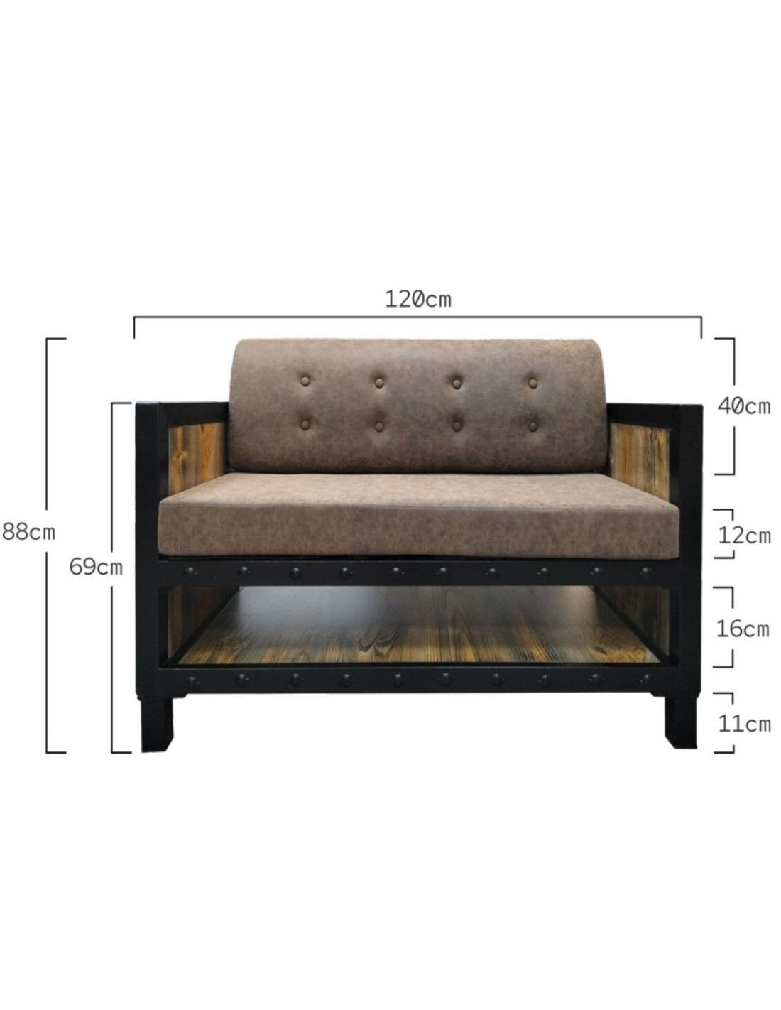 Sala de espera salones de peluquería barberos industriales