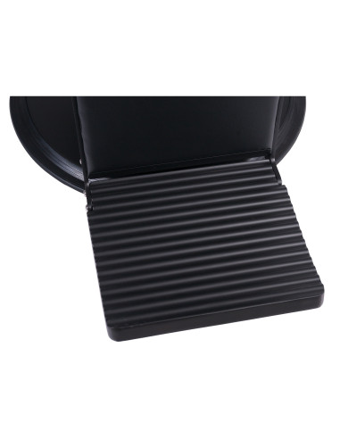 Fauteuil Barbier Salvatore – Noir Mat Classique & Robuste 