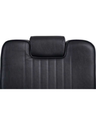 Fauteuil Barbier Salvatore – Noir Mat Classique & Robuste 
