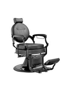 Syracuse Full Black Barber Chair – Zwart design en professioneel comfort