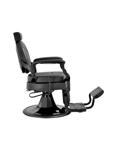 Syracuse Full Black Friseurstuhl – Schwarzes Design & professioneller Komfort