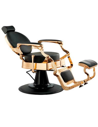 CICERO Friseurstuhl SCHWARZ GOLD 