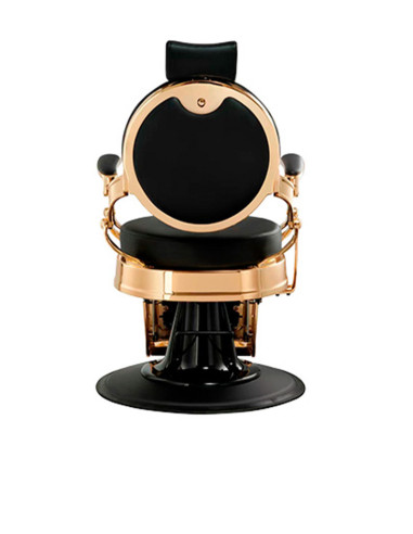 Poltrona da barbiere CICERO ORO NERO 