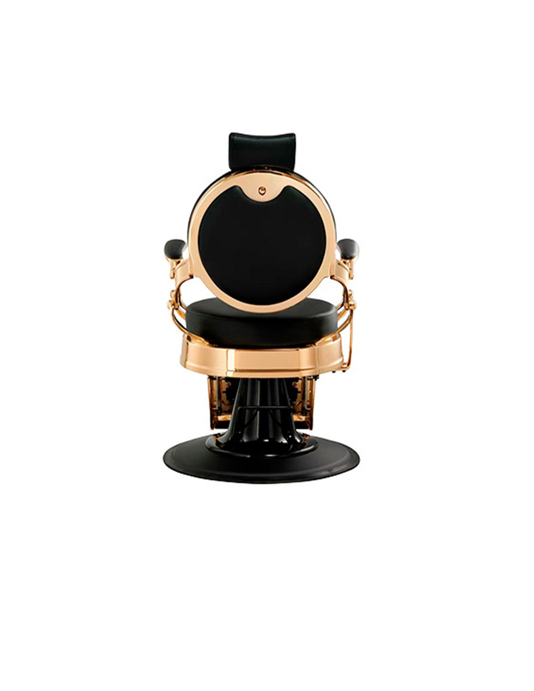Fauteuil Barbier CICERO – Noir & Or – Élégance & stabilité pro 