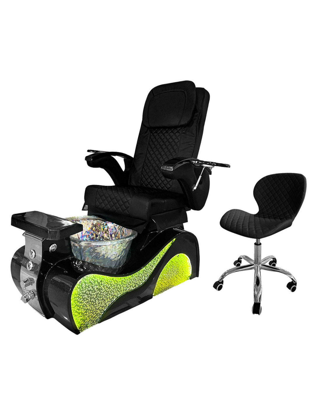 Cadeira de Spa Pédispa Ricci Massageadora Preto Diamond