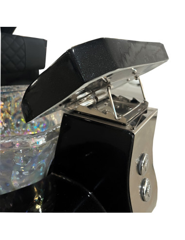 Cadeira de Spa Pédispa Ricci Massageadora Preto Diamond