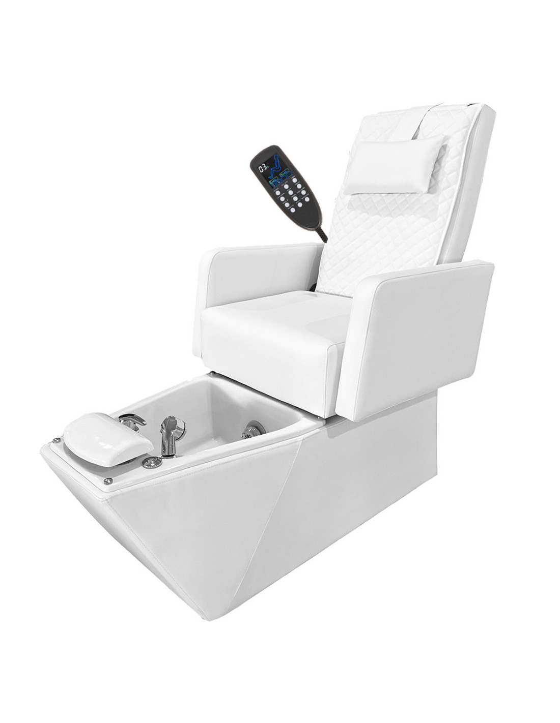 Cadeira Greco White Massagem SPA Pedicure com Hidromassagem