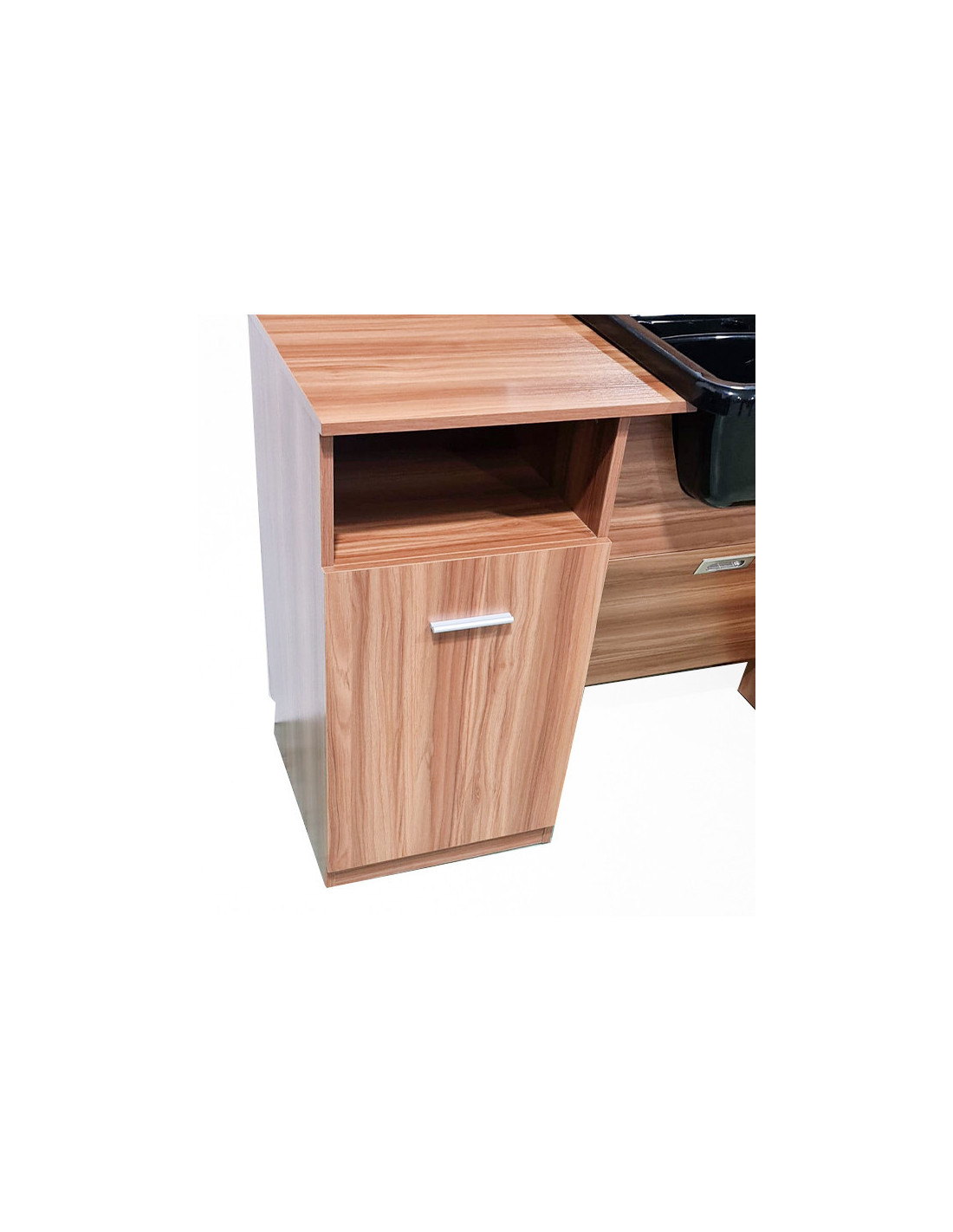 LOT 3 Poste Barber - Meuble barbier shop V3 BL