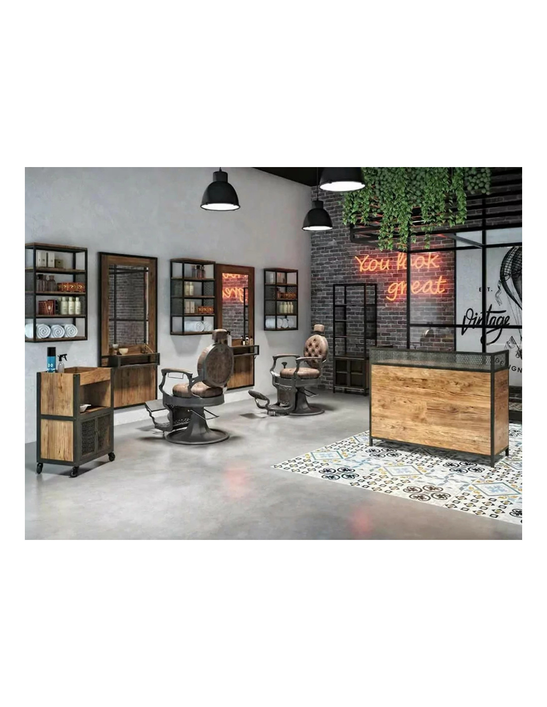 Pack salon barbier Great Barber