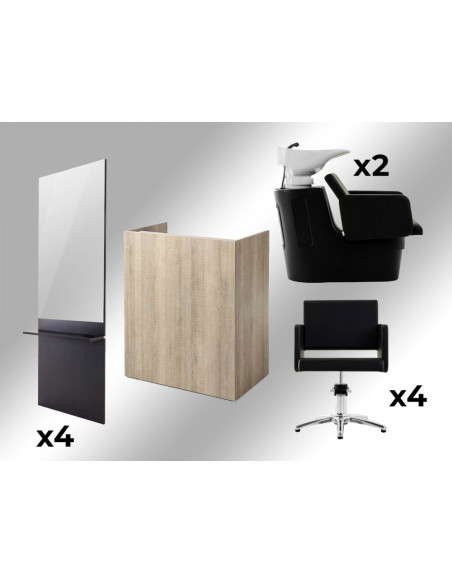 Pack salon de coiffure Island