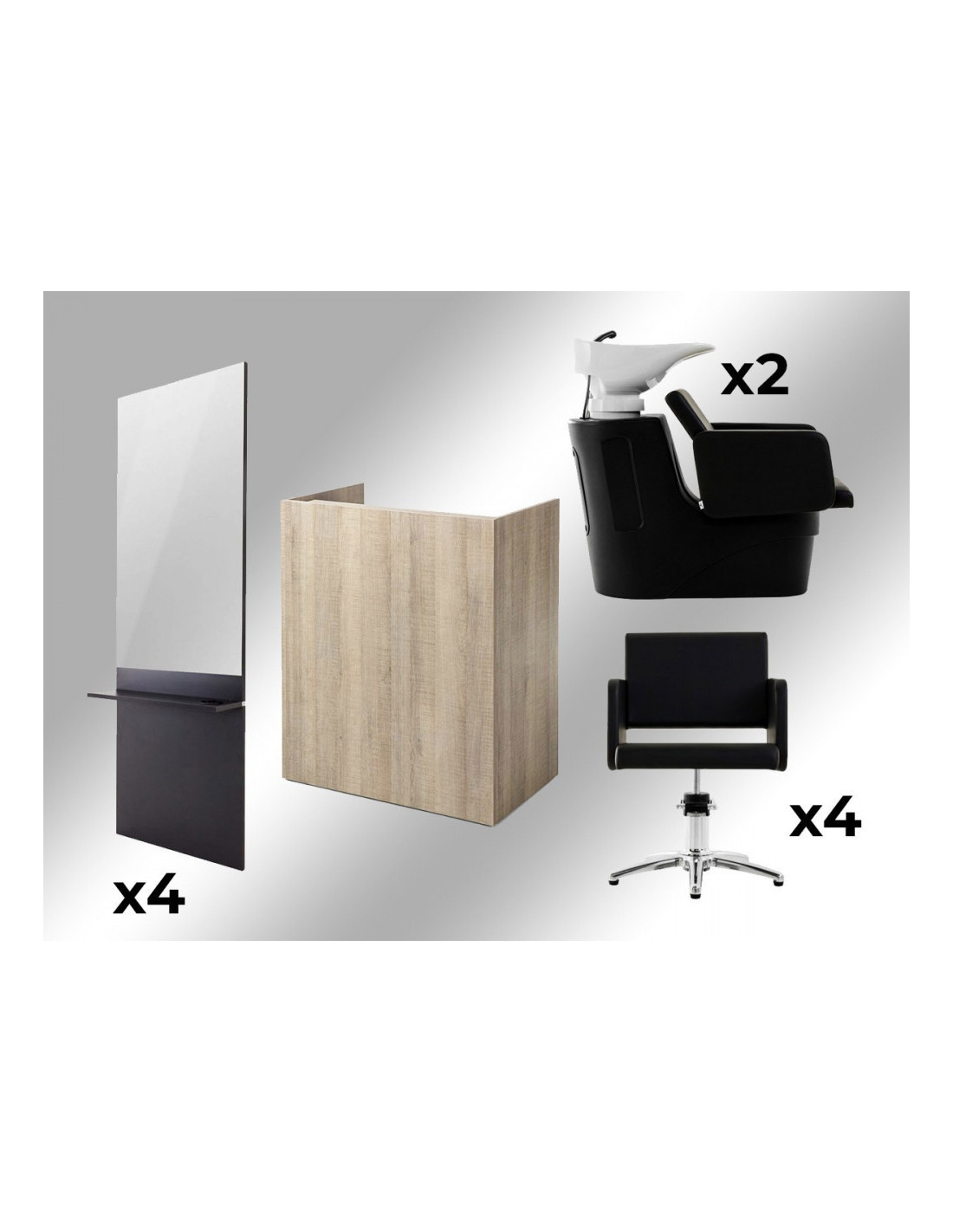 Pack salon de coiffure Island