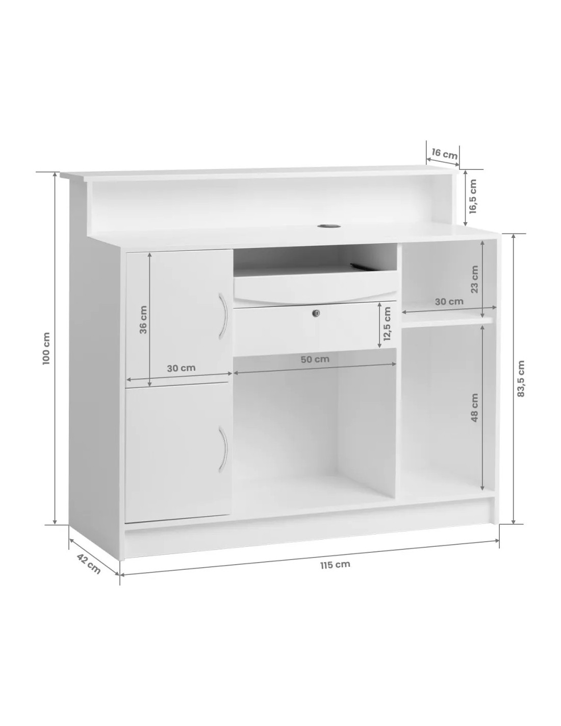 Gabbiano Recepción G26W Blanco